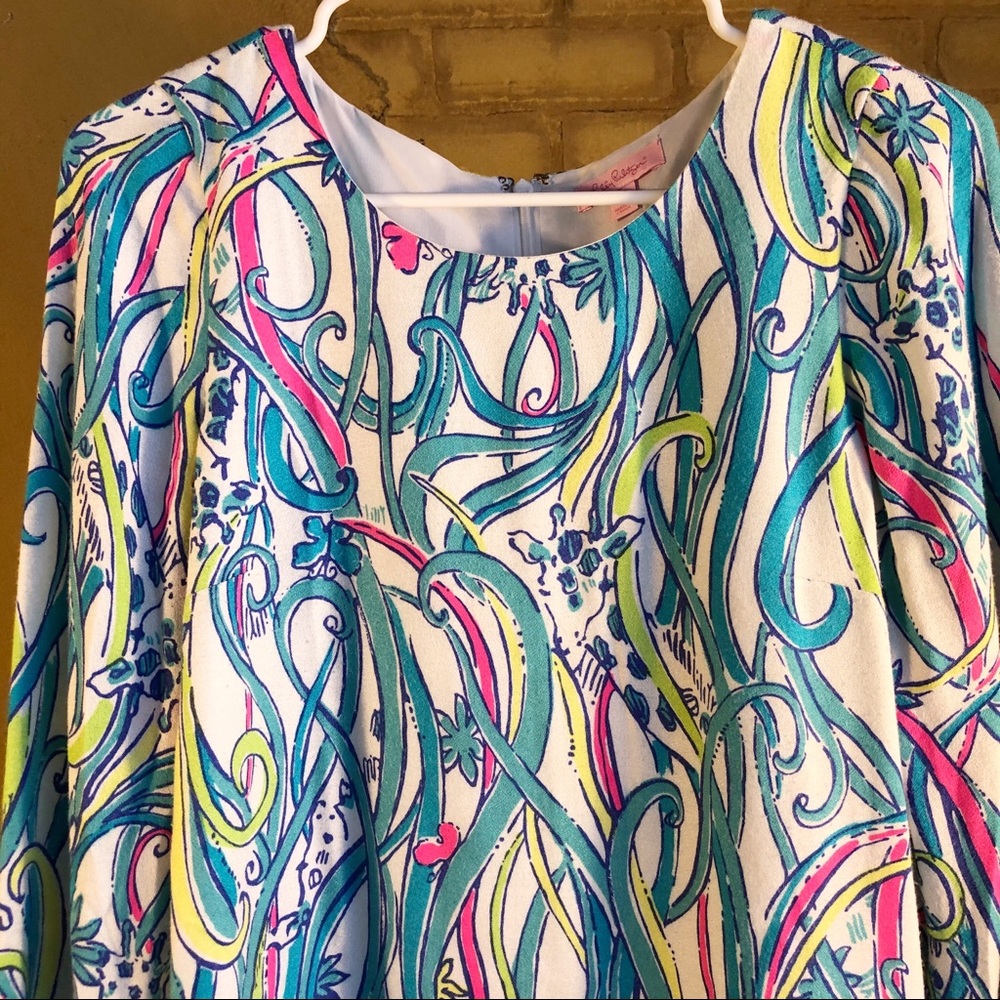 Lilly Pulitzer Collette Tunic Dress Giraffe Print - Picture 5 of 8